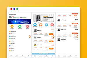 简洁UI海外PHP投资理财程序源码/共享贩卖机/英文+土耳其语言